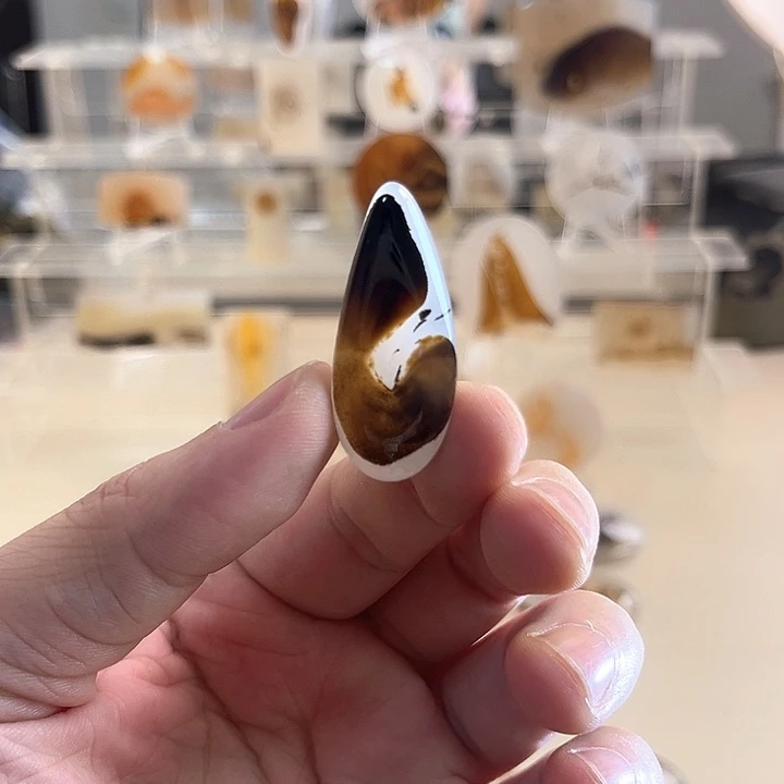 玛瑙/玉髓未镶嵌吊坠(不含链)