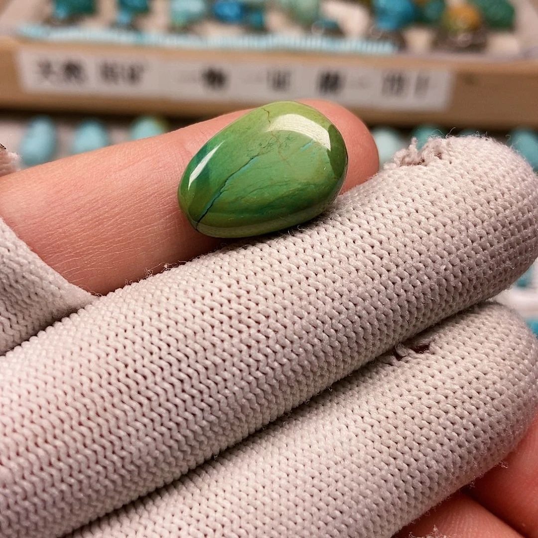 未镶嵌绿松石珠宝半成品