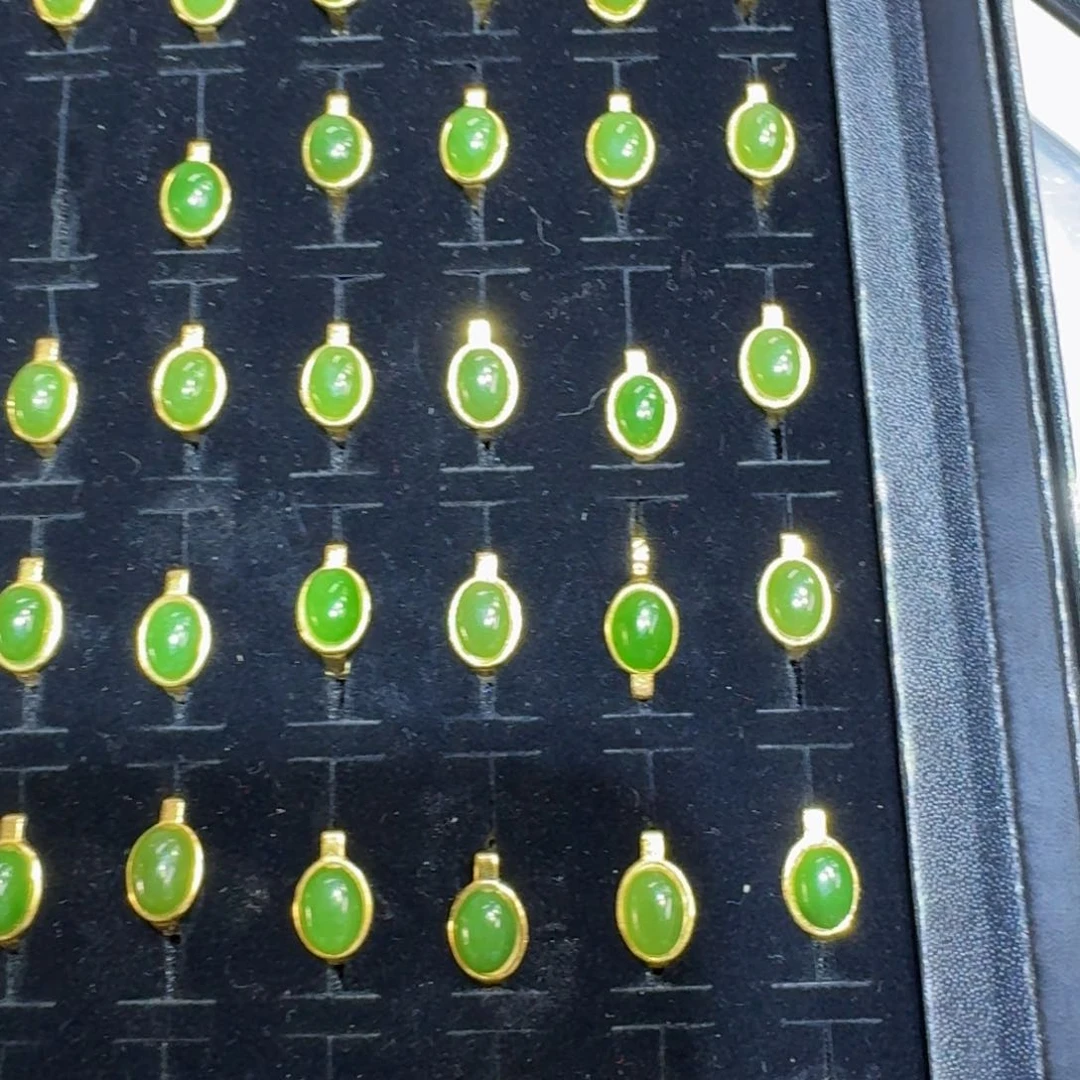 和田玉银S925镶嵌耳饰多样性拍一发一