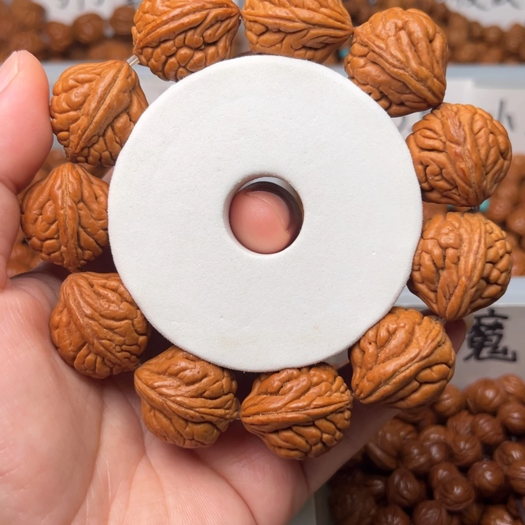 桃核把件22左右霸王龙手串