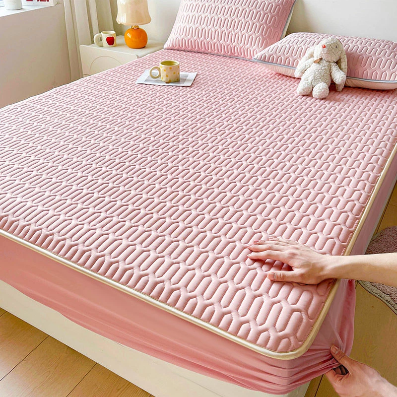 夏季冰丝乳胶床笠2025款凉席折叠学生宿舍可水洗家用空调席新款