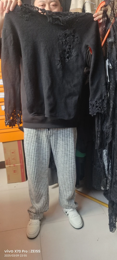 免烫潮打底加厚牛仔裤宽松保暖男士秋季标准条纹休闲裤加绒