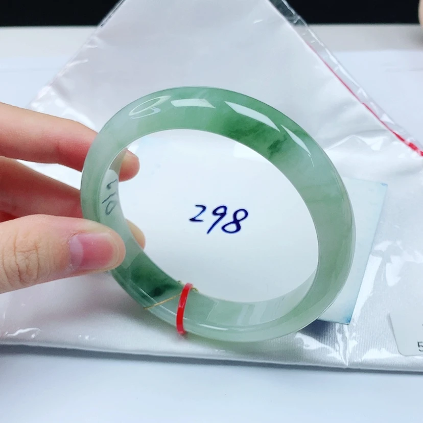 【闪购商品】翡翠手镯未镶嵌爱*多缅甸天然a货手镯58