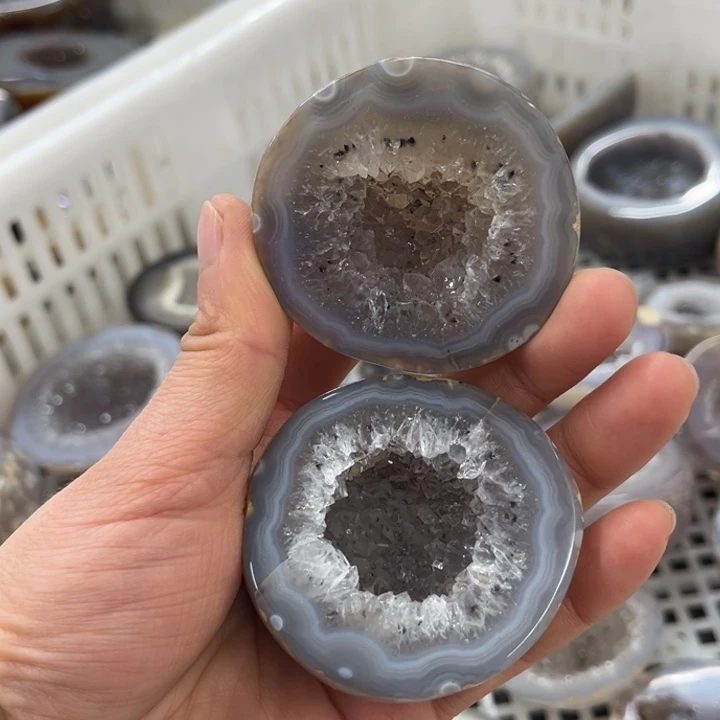 未镶嵌水晶珠宝半成品聚宝盆