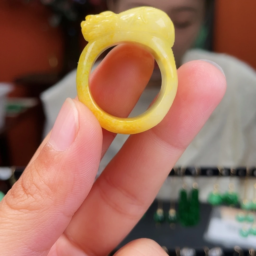 翡翠未镶嵌耳饰饰品