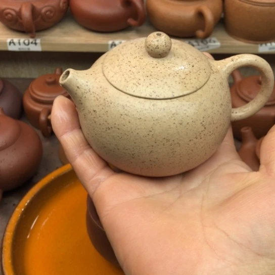 茶壶紫砂白段西施180豪升左右瑕疵