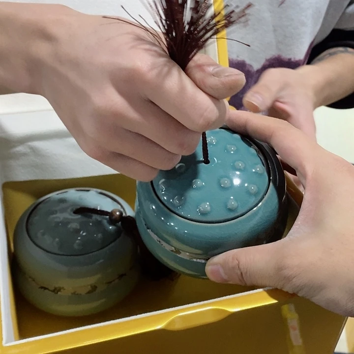 罐（不带礼盒）陶瓷茶叶罐储物罐