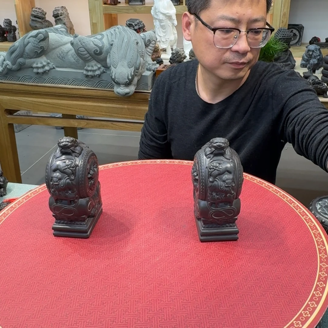 西安石晋錾石雕手工雕刻摆件