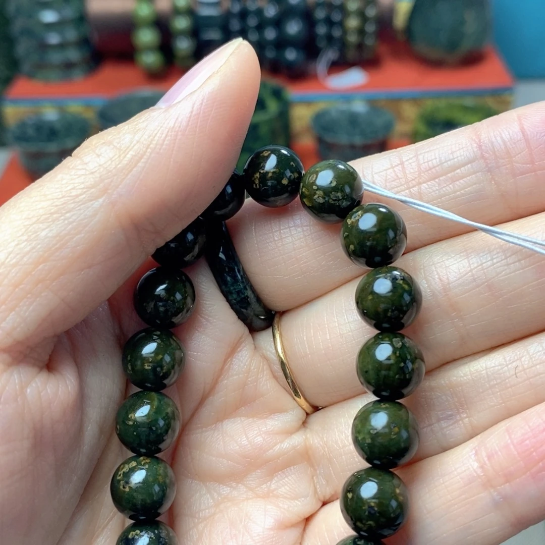 春***柳非金属手串药王石