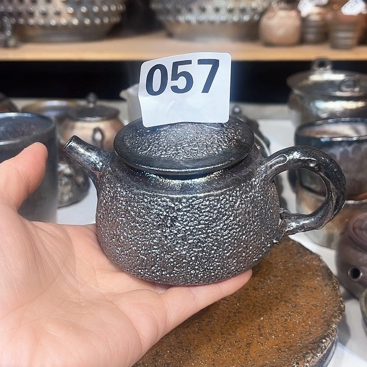 壶专****子高温柴烧陶泥冰烟壶