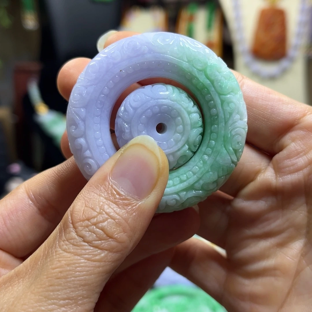 翡翠未镶嵌颈饰天然翡翠