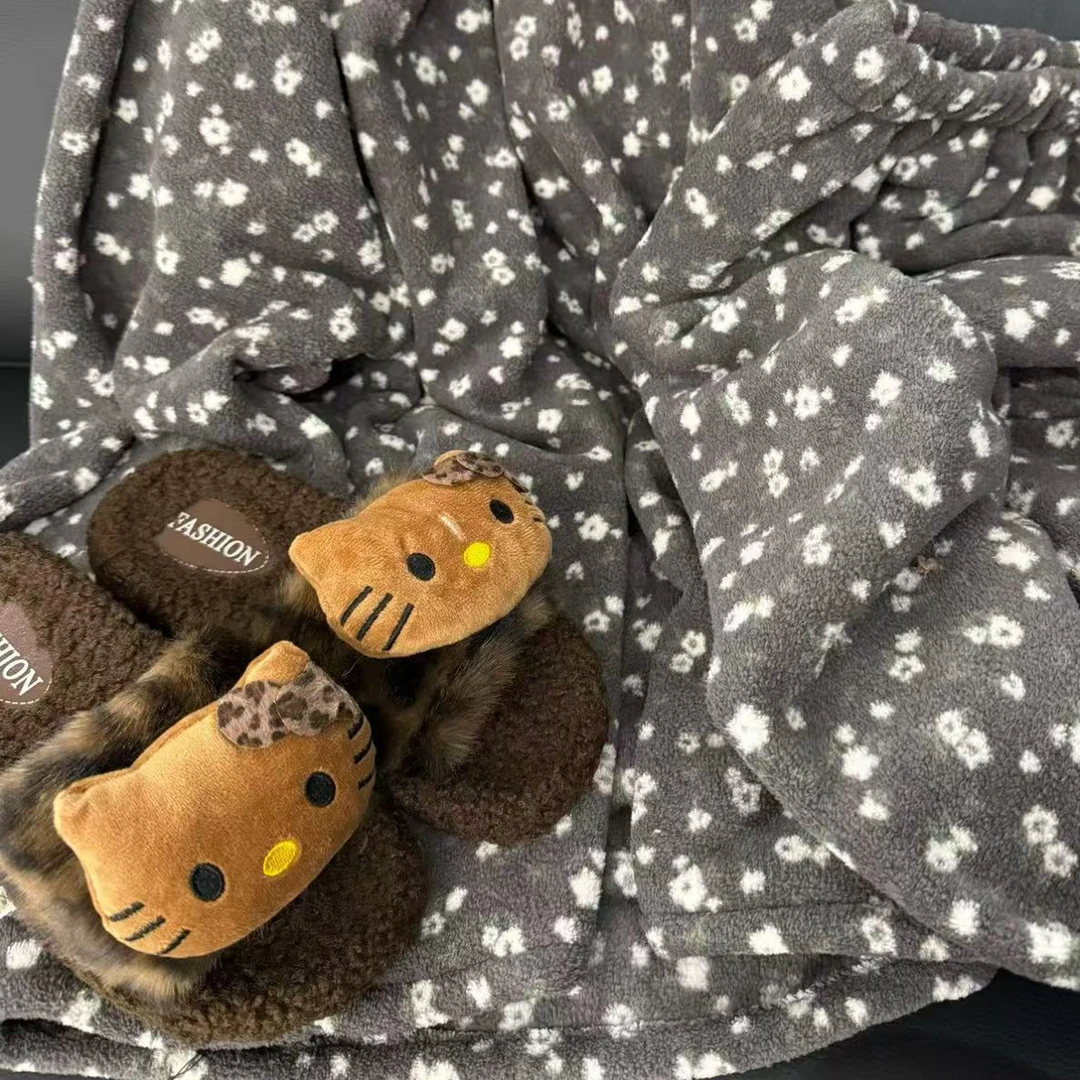 吖吖同款推荐猫猫家居服拖鞋