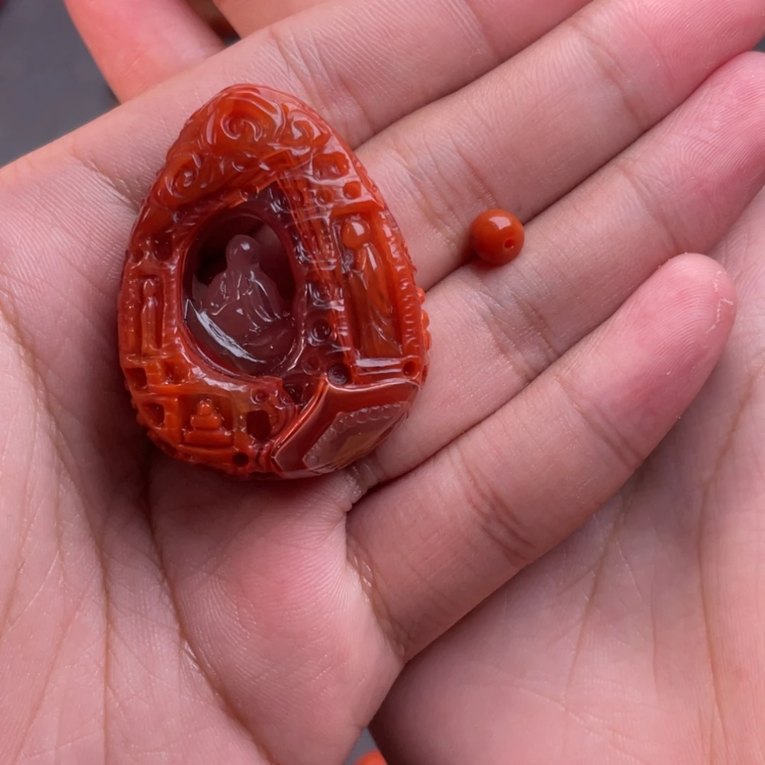 南红玛瑙未镶嵌配饰