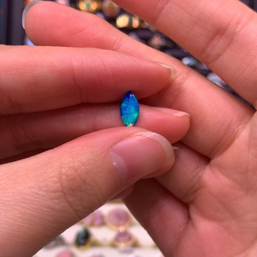 【闪购商品】欧泊戒指款式银S925镶嵌婷*