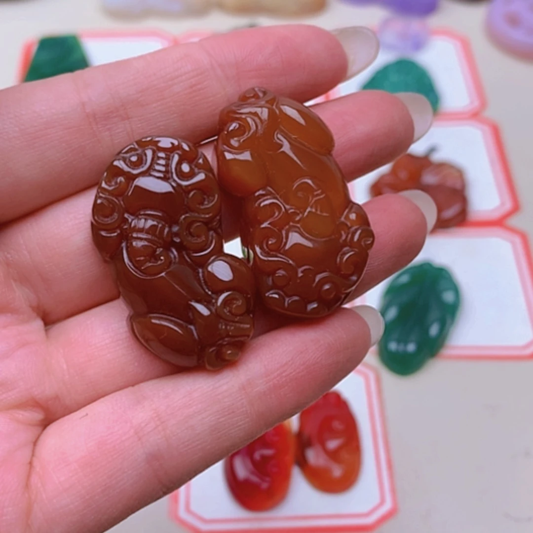 【闪购商品】未镶嵌玛瑙/玉髓珠宝半成品豪**周