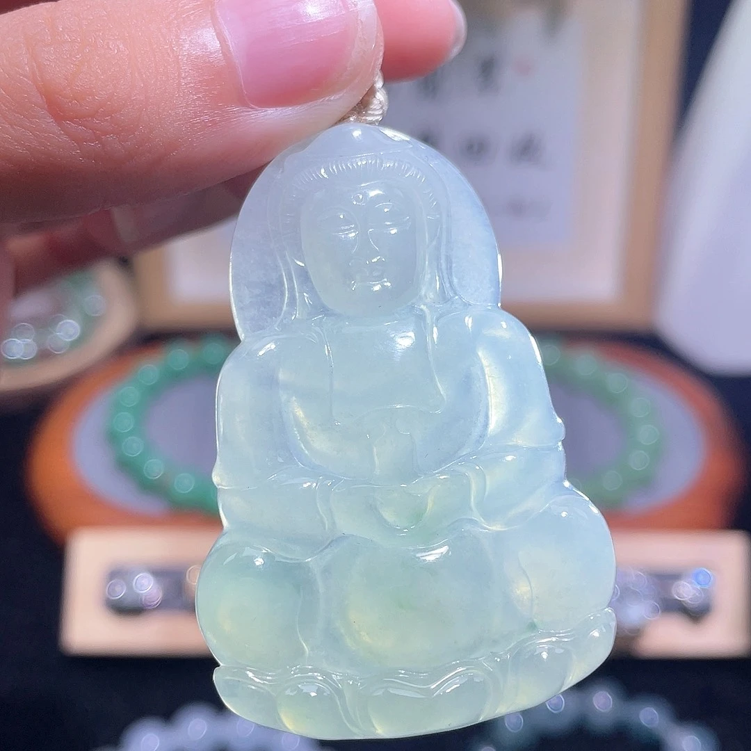 定制翡翠未镶嵌观音