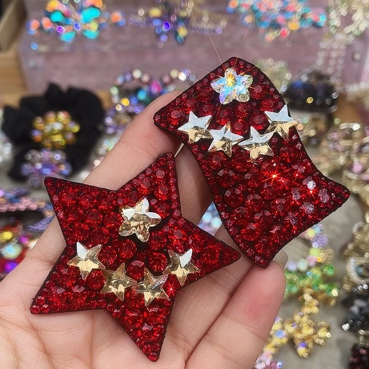 铁合金皮质红旗边夹