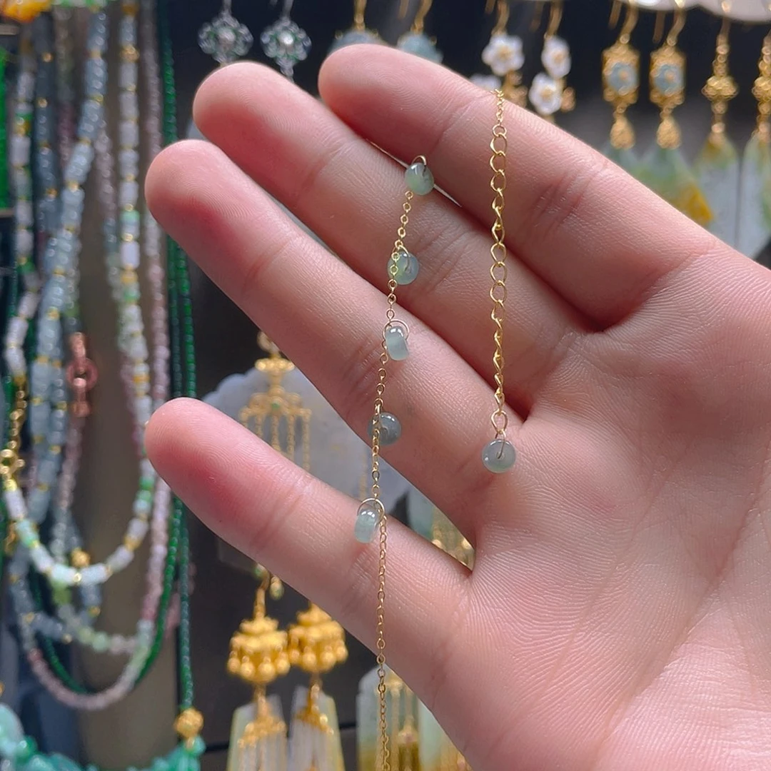 翡翠未镶嵌耳饰翡翠