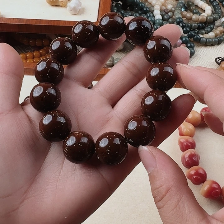 库克吊坠紫金鼠手串