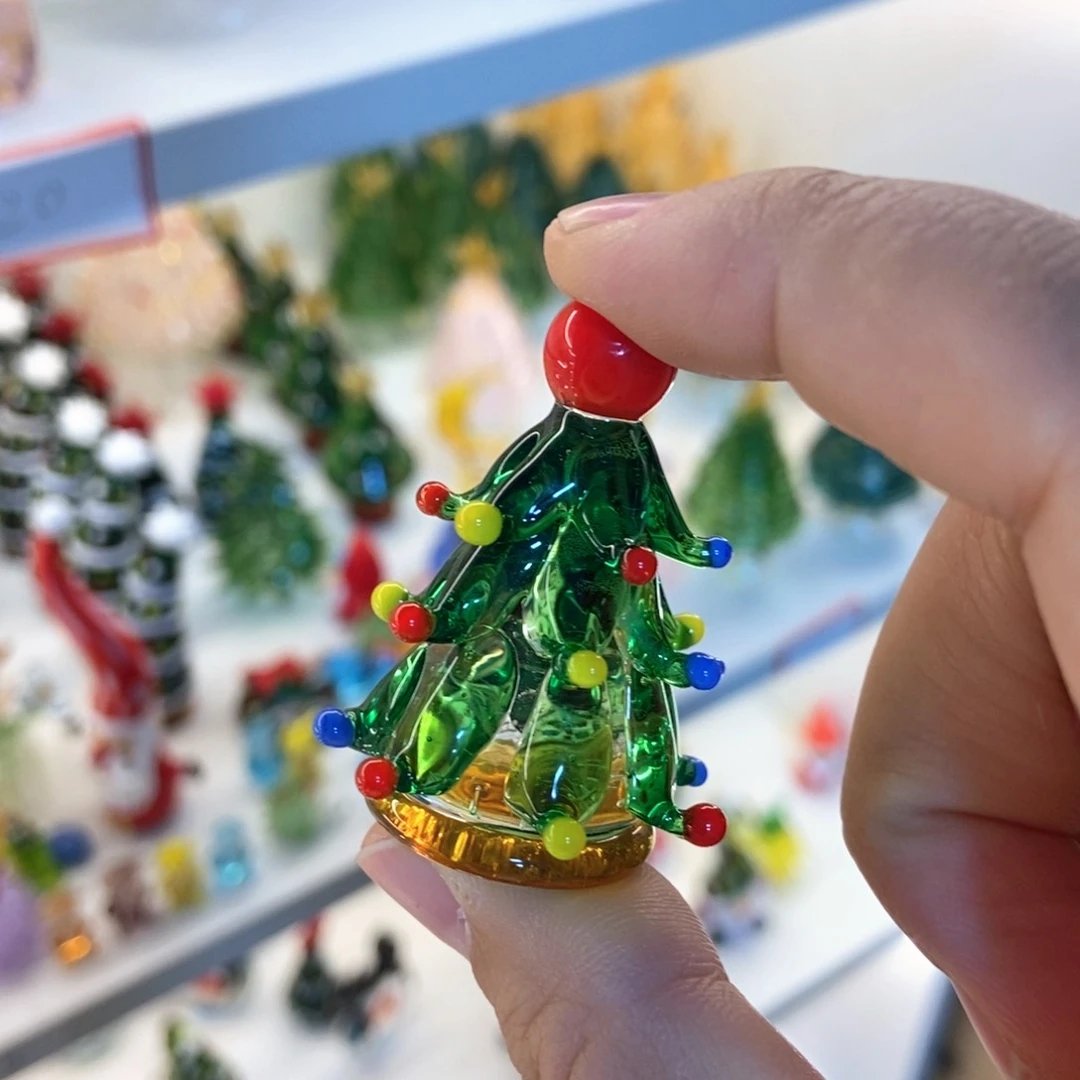琉璃手工艺品红球