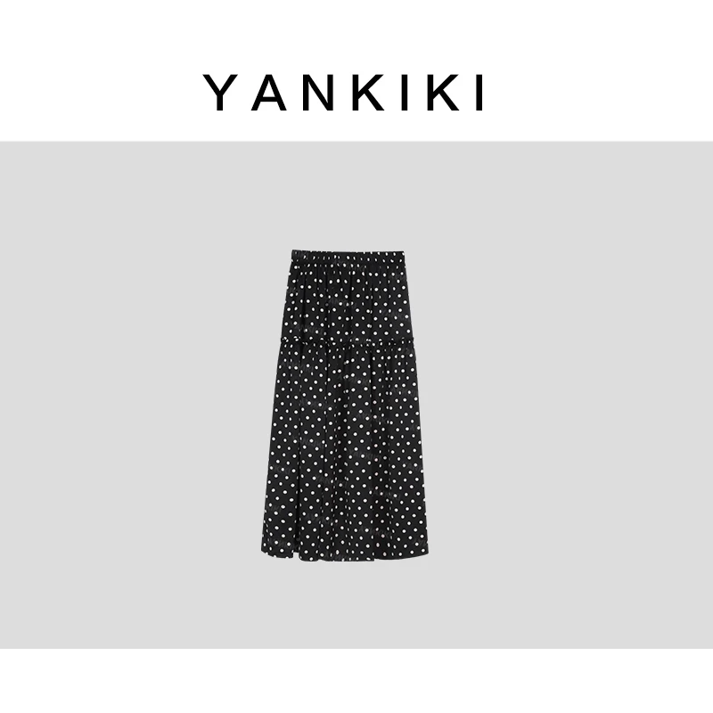 松紧腰波点半裙 YANKIKI 2025春款NEW