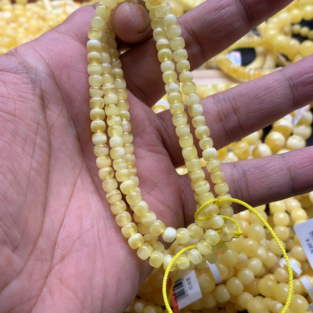 蜜蜡手链未镶嵌一***歌蜜蜡