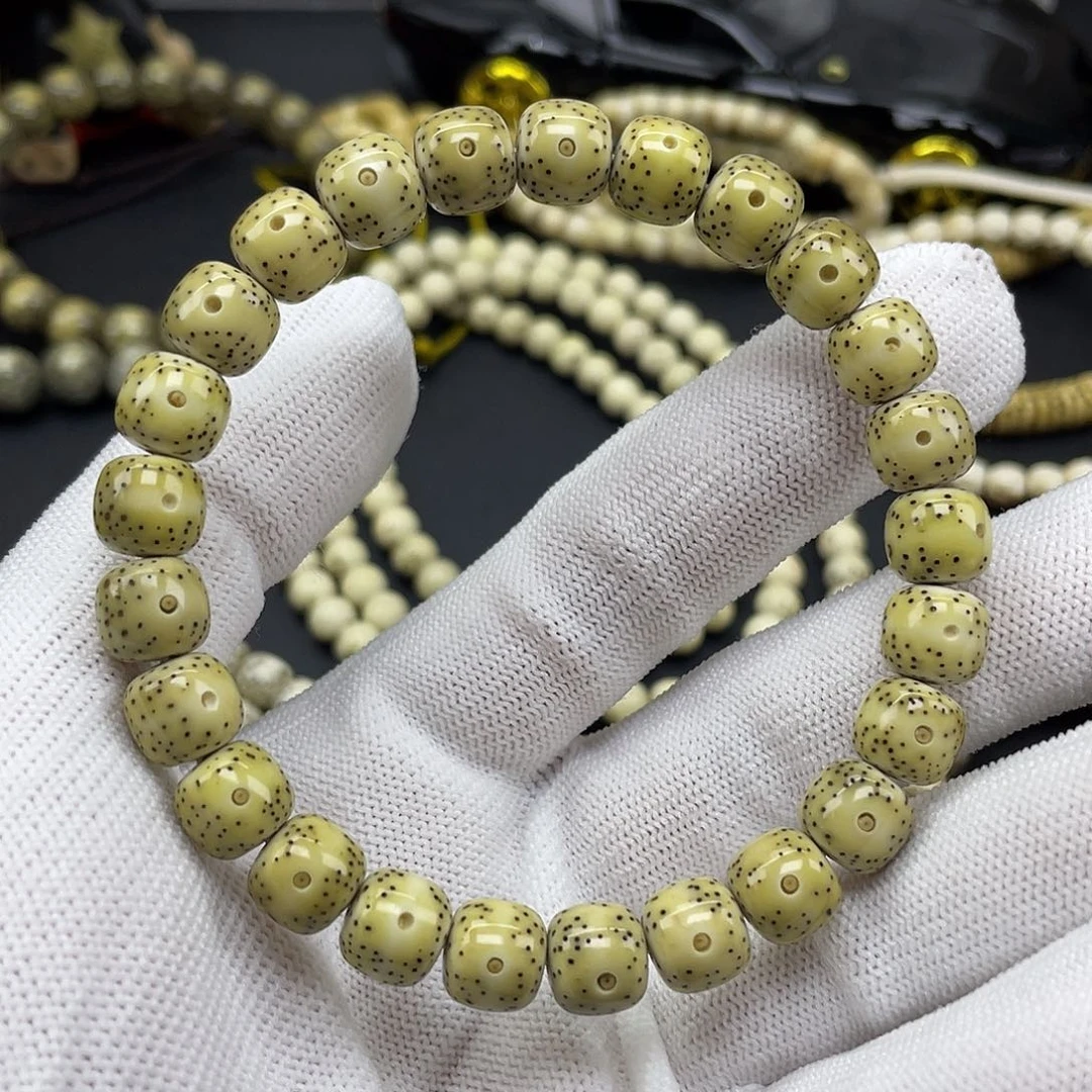 星月菩提吊坠月朗星稀 瓷白