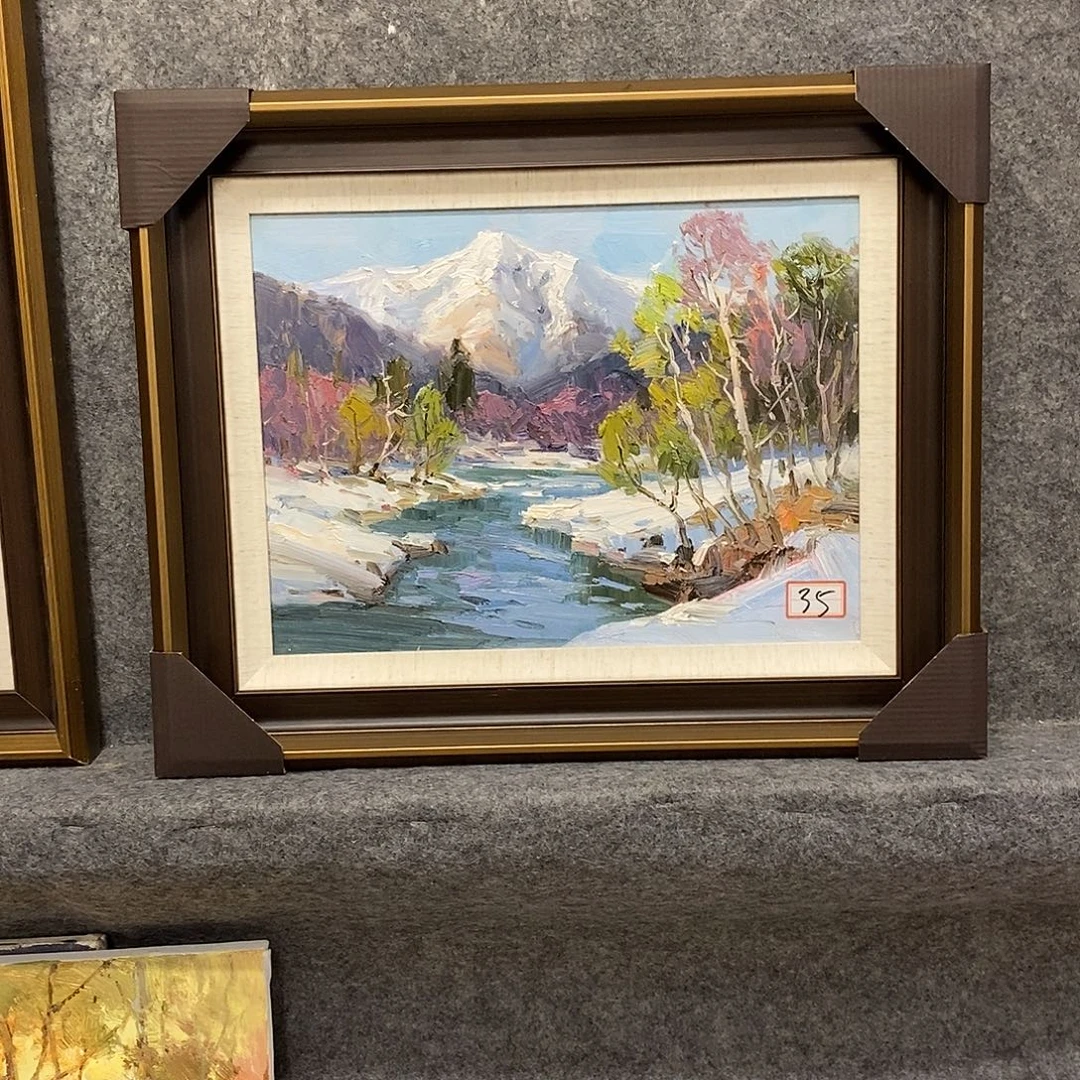 油画带外框画芯尺寸40x30cm