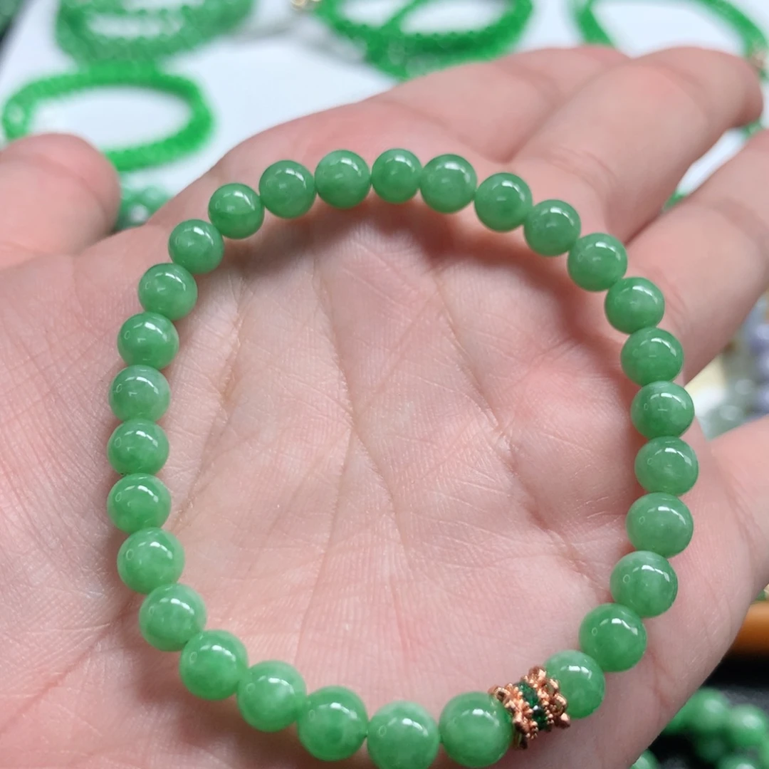 未镶嵌手链翡翠翡翠