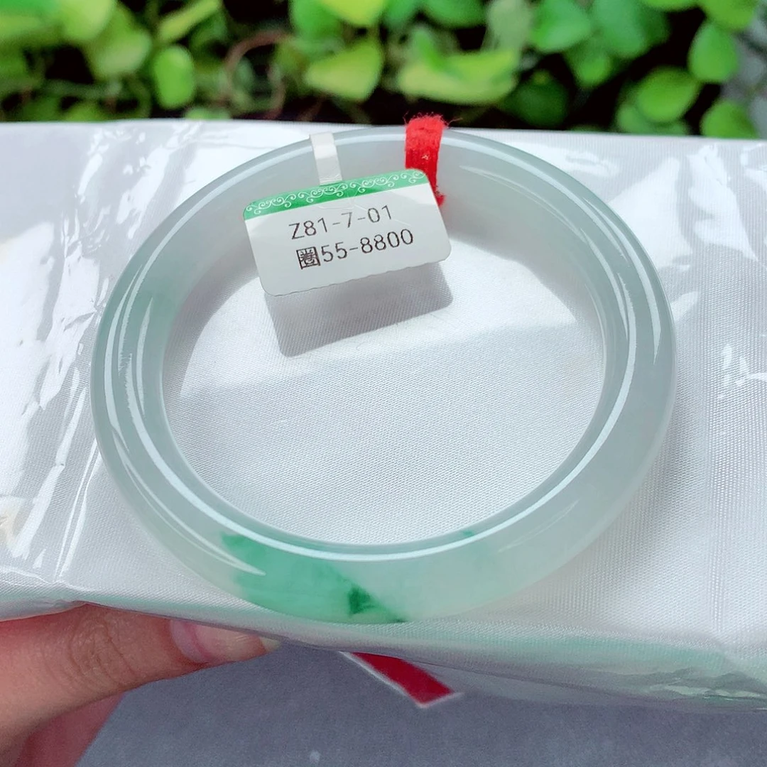 翡翠未镶嵌手镯缅甸天然a货翡翠手镯