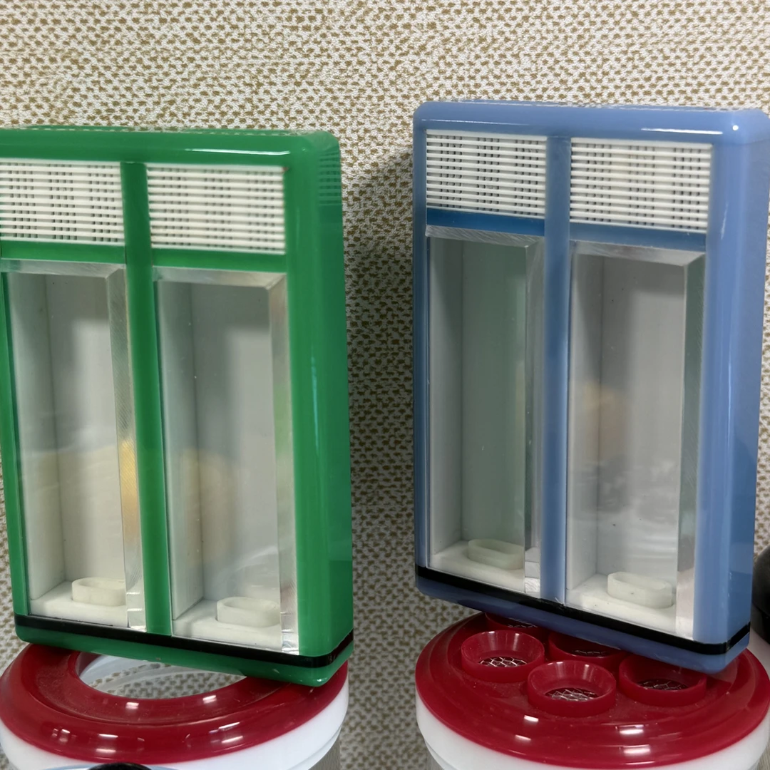 双格有机四层板黄蛉盒，尺寸：92*63*20mm，精工精致作品，韩料虫具