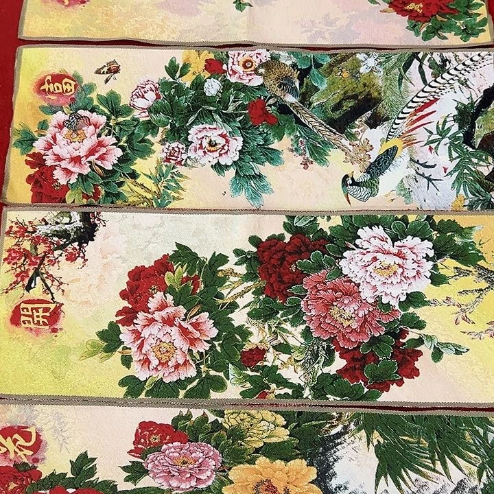 国画新年快乐纯手绘纯手工