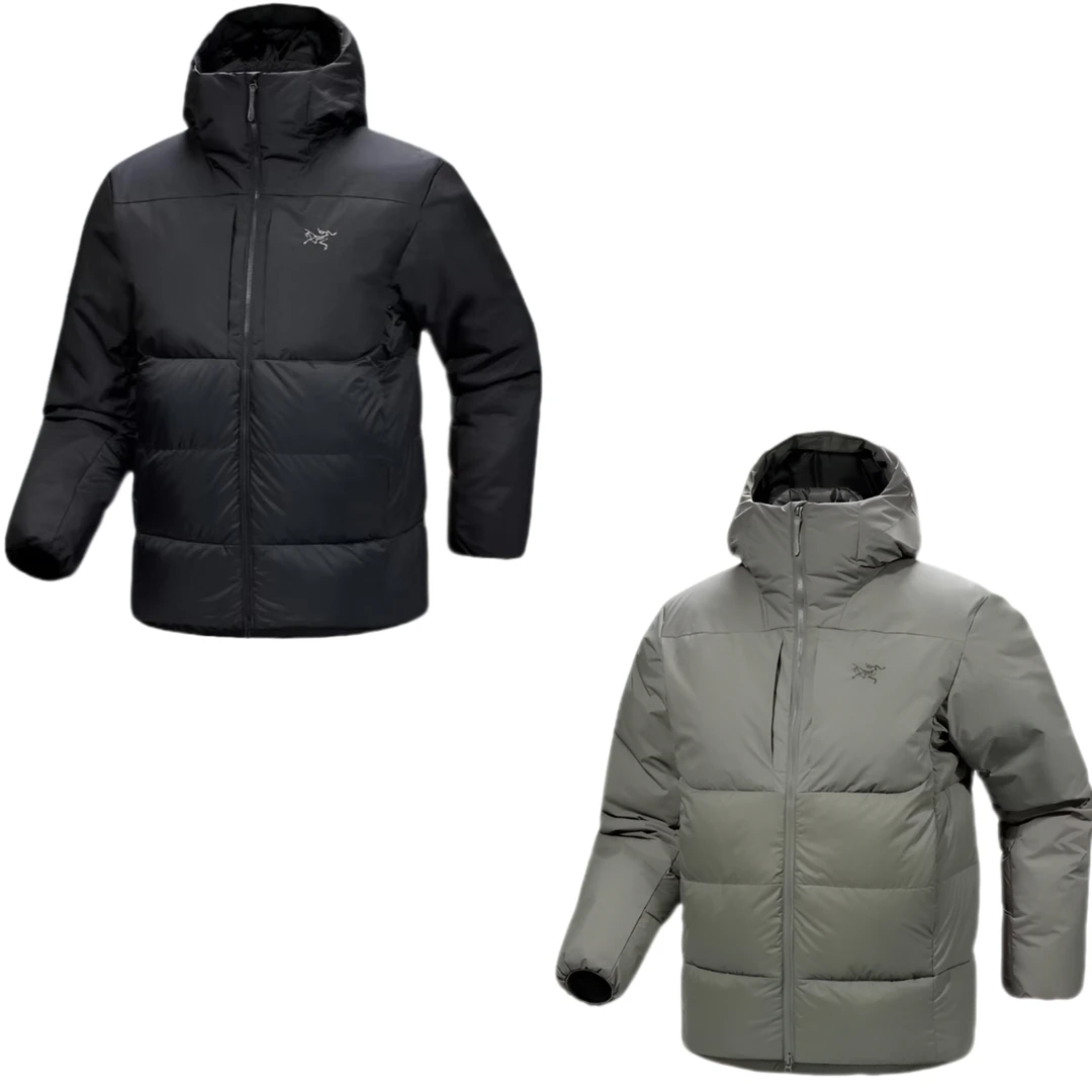 【正品国现】始祖鸟 THORIUM SV 纯色拉链连帽厚款羽绒服（25年新款）