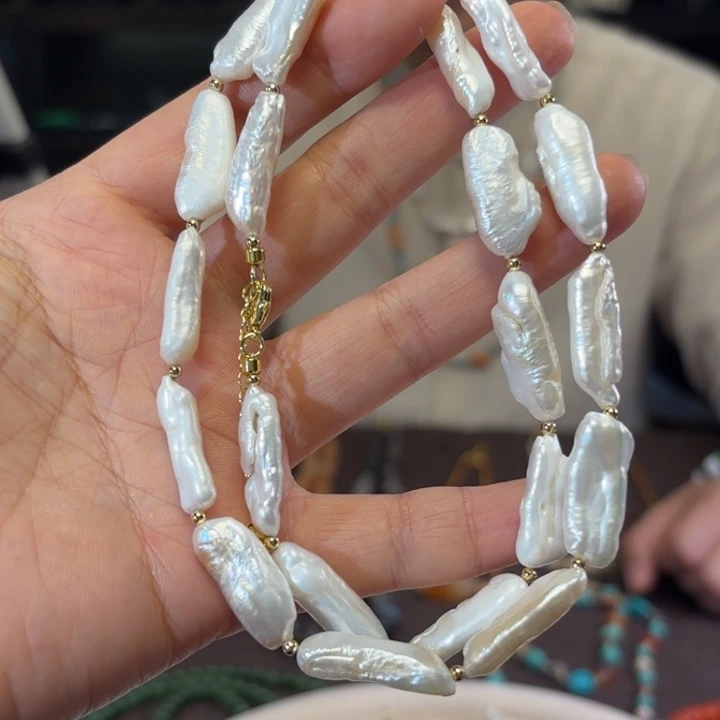淡水珍珠颈饰未镶嵌珍珠
