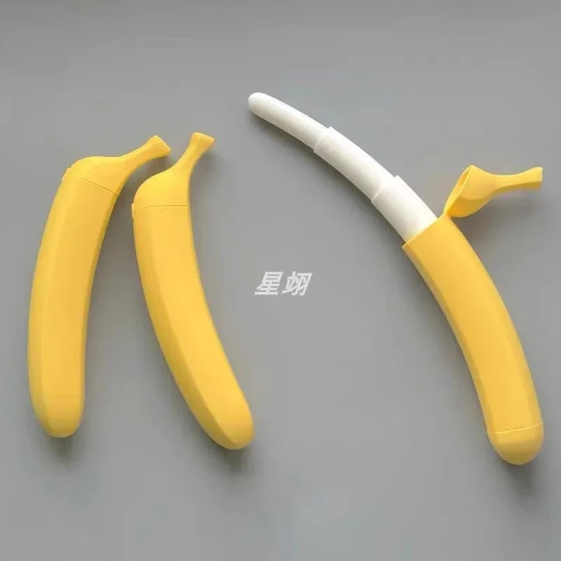 新款3D打印diy香蕉伸缩玩具幼儿园创意解压萝卜网红同款益智玩具