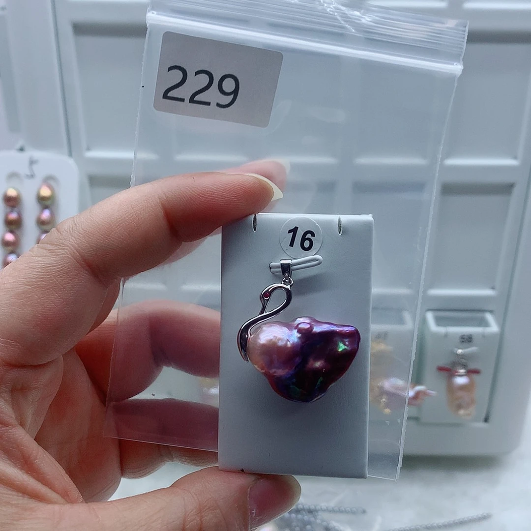吊坠(不含链)合金淡水珍珠