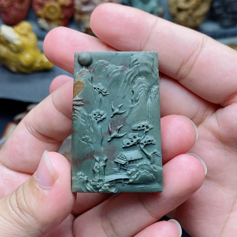 【闪购商品】定制石英质玉吊坠未镶嵌