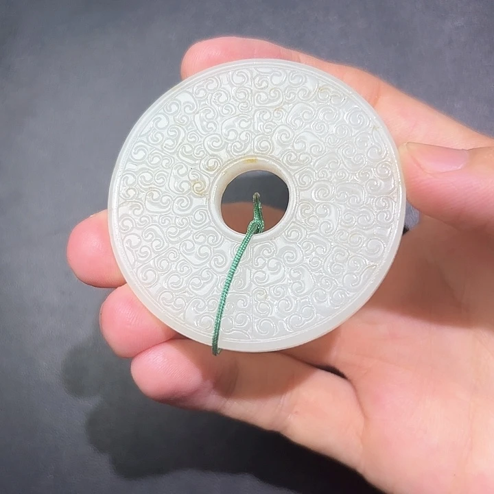 和田玉未镶嵌挂件大**o