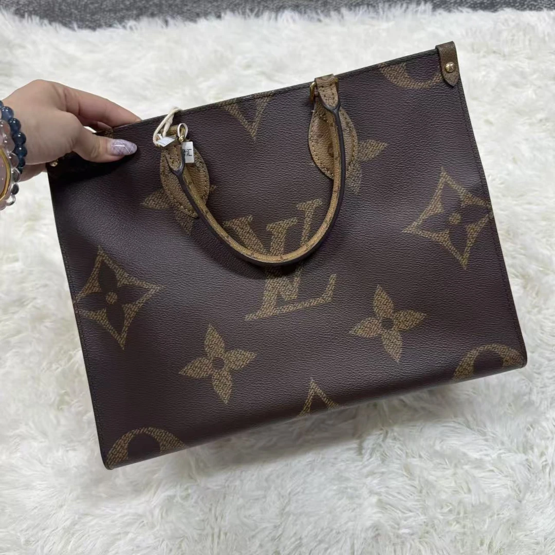 95新 LouisVuitton/路易威登 lv老花手提托特/二奢包包