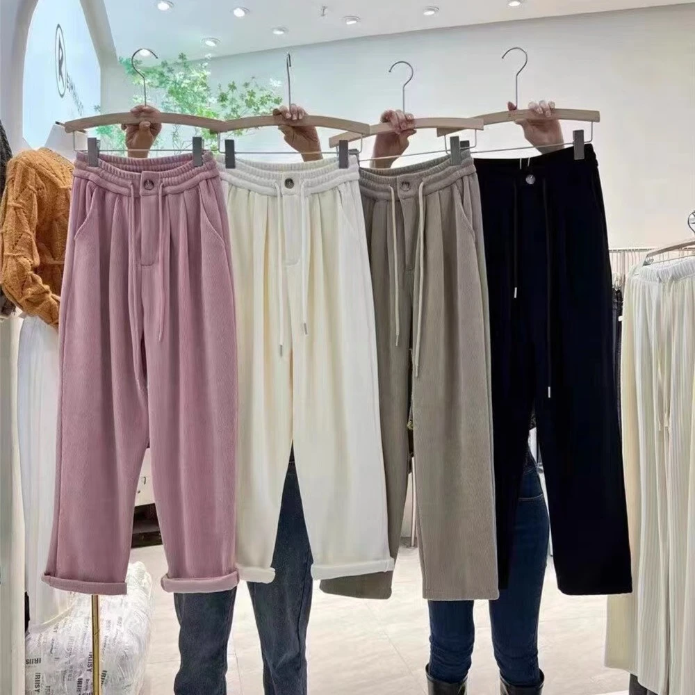 『 裤子 A』2022新款时尚百搭简约哈伦休闲裤601