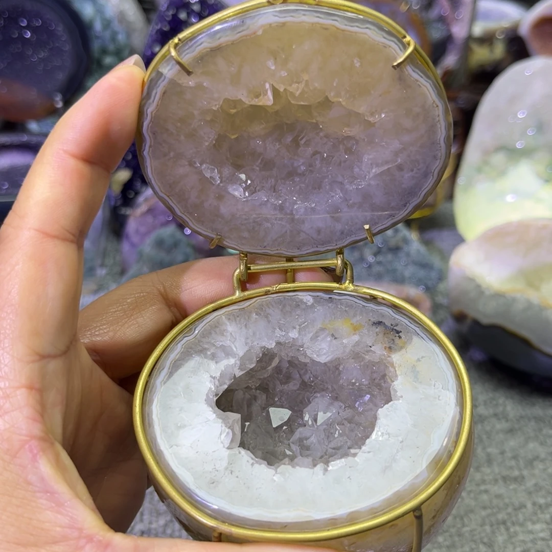 紫晶摆件未镶嵌水晶