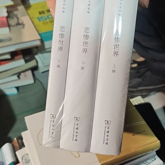 悲惨世界三本一套精装库存书