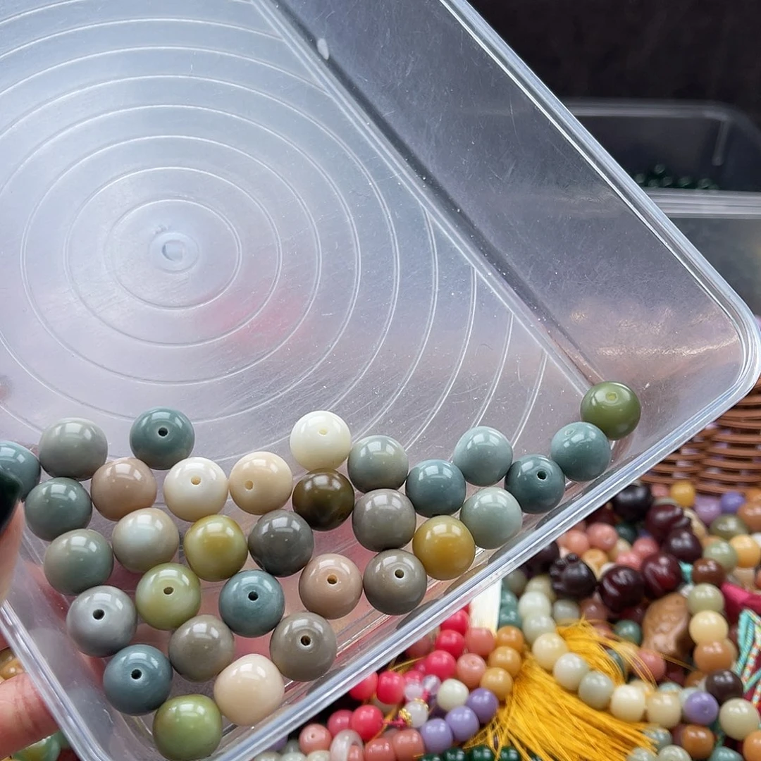 白玉菩提吊坠A/14mm/30颗