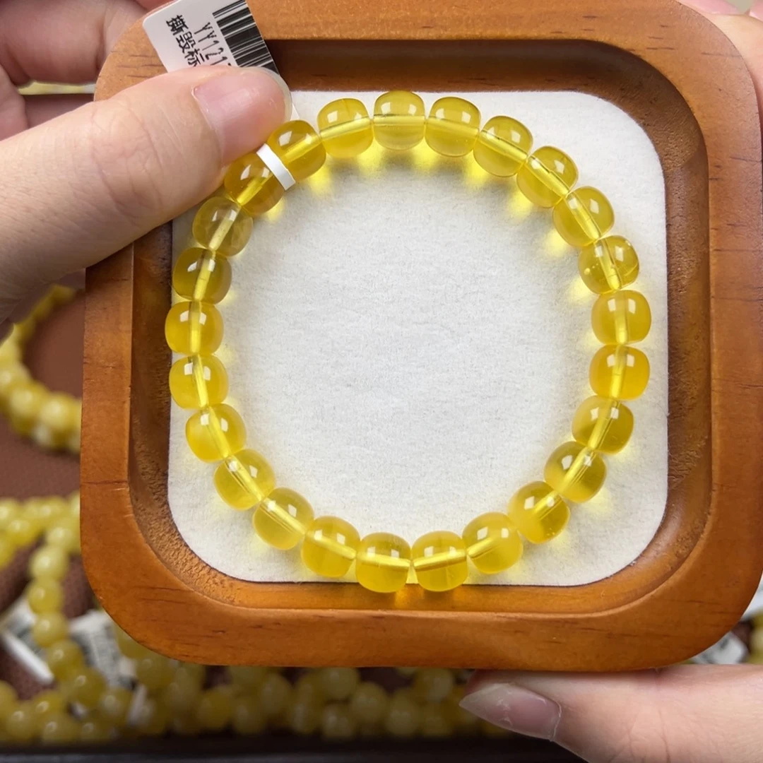 蜜蜡未镶嵌珠宝奇石8.6mm