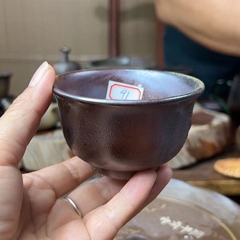 戬谷龙窑柴烧茶杯91
