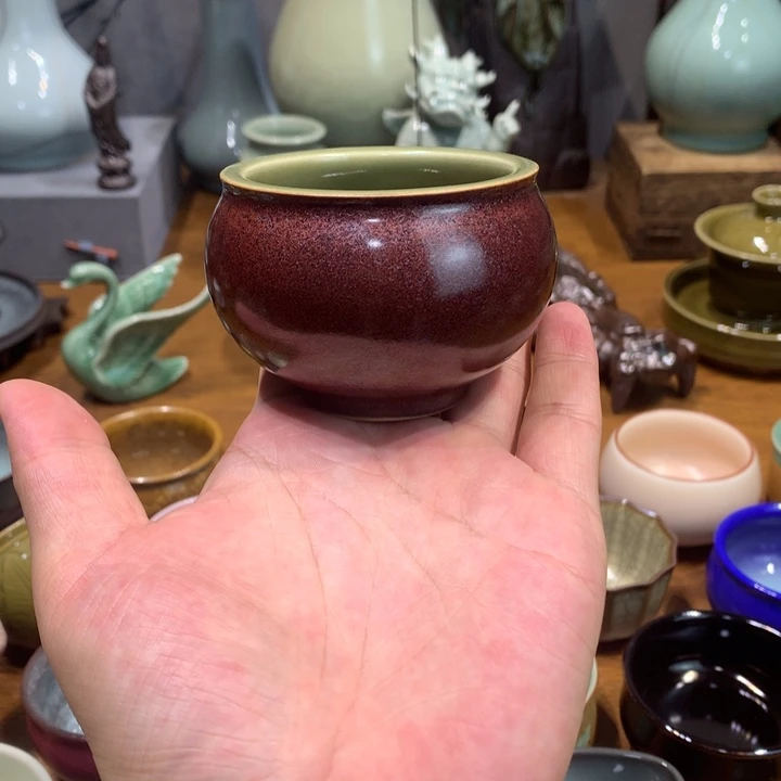 龙泉青瓷手工制作风水缸
