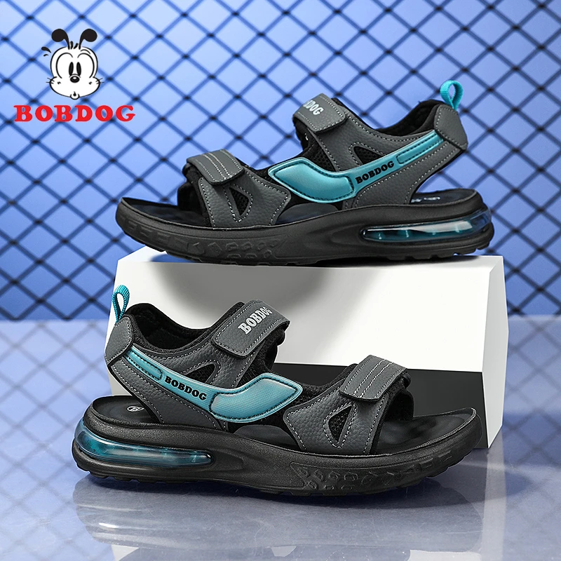 巴布豆儿童凉鞋男童鞋夏季新款休闲沙滩鞋小学生中大童软底凉鞋女