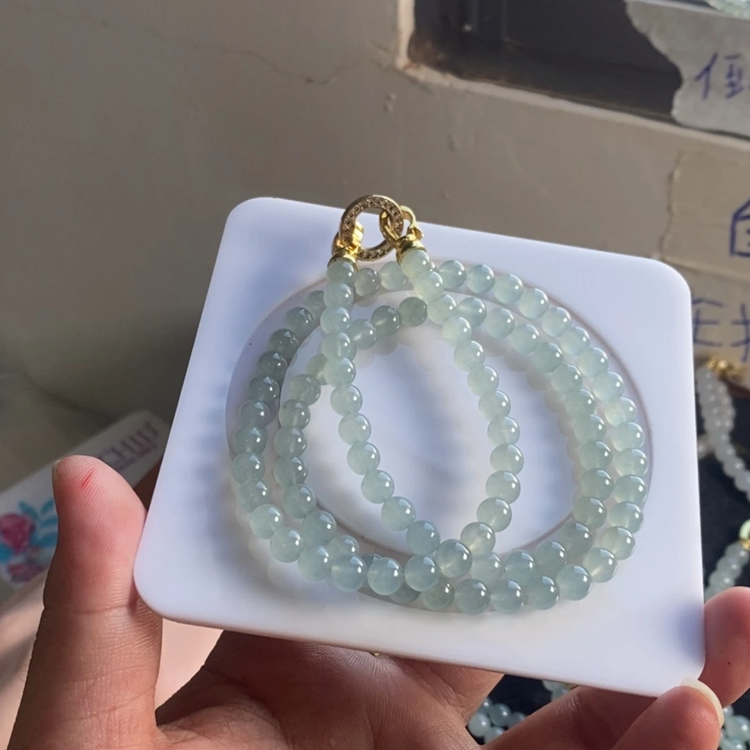 定制翡翠未镶嵌54 缅甸翡翠A货卡6.1