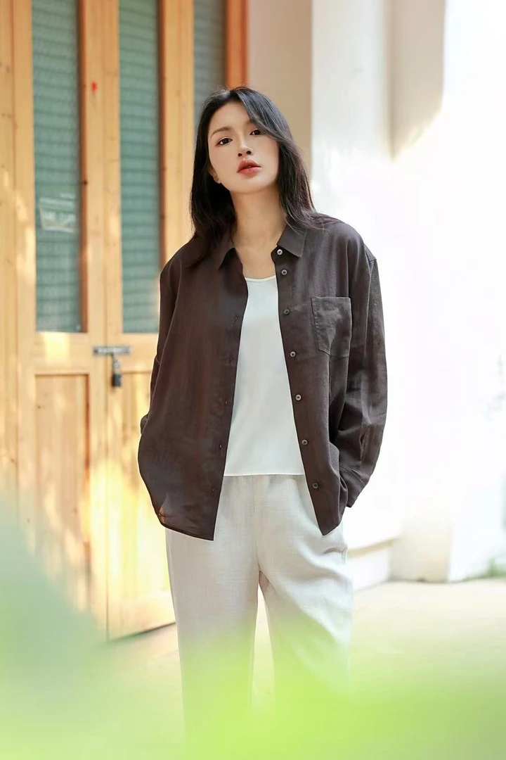 极简风衬衫3129069