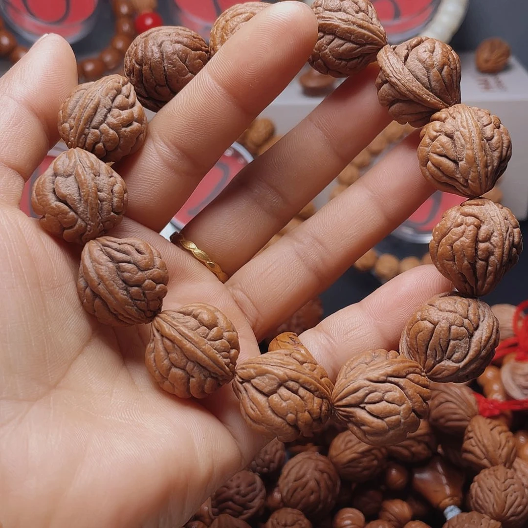 桃核手串青***客秦岭桃枭